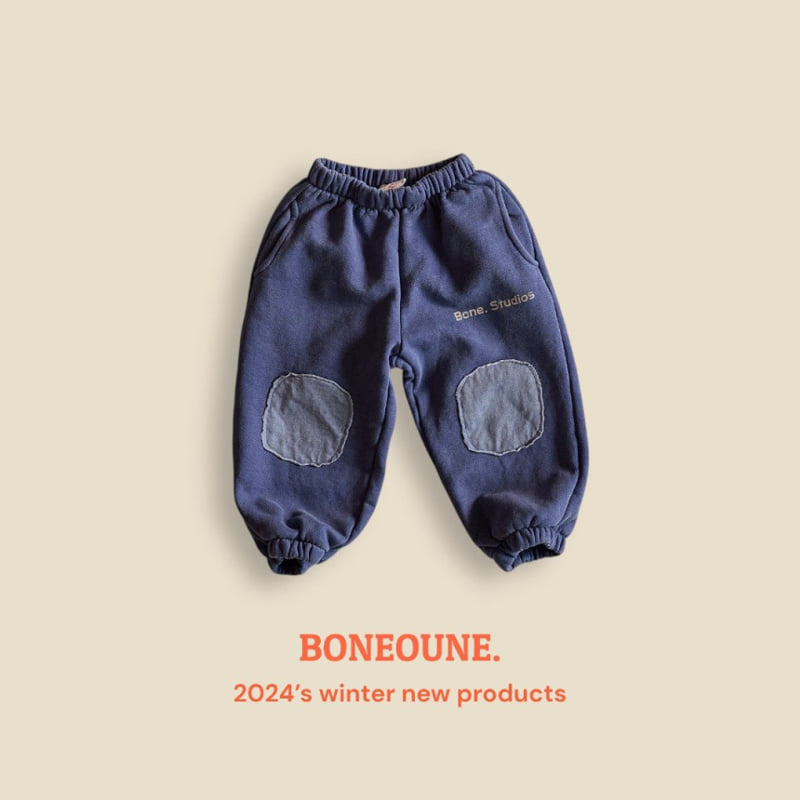 Boneoune - Korean Children Fashion - #designkidswear - Round Pigment Jogger Pants - 2