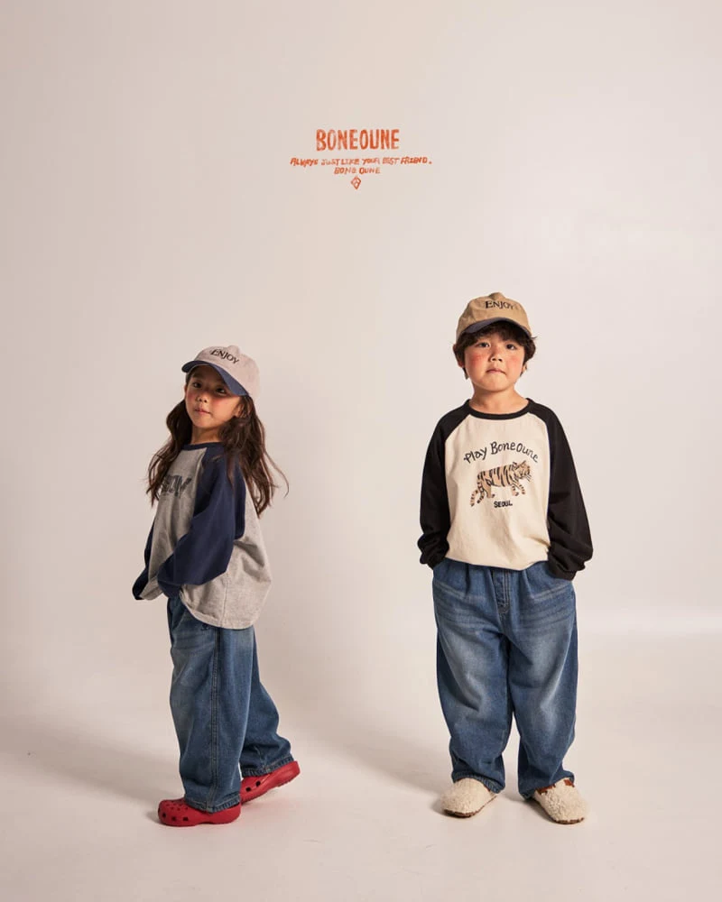 Boneoune - Korean Children Fashion - #designkidswear - Vision Ragran Tee - 10