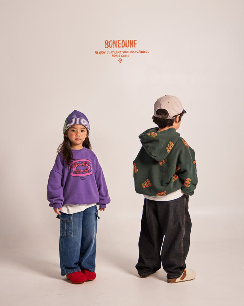 Boneoune - Korean Children Fashion - #designkidswear - Winter Easy Bonding Jeans - 8