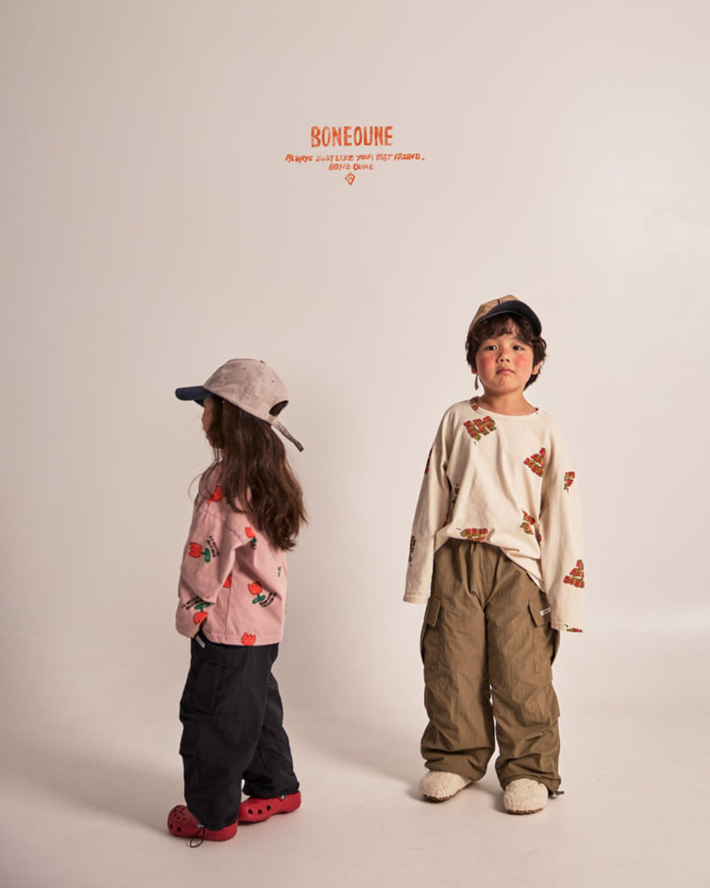 Boneoune - Korean Children Fashion - #discoveringself - Cree Flower Single Tee - 5