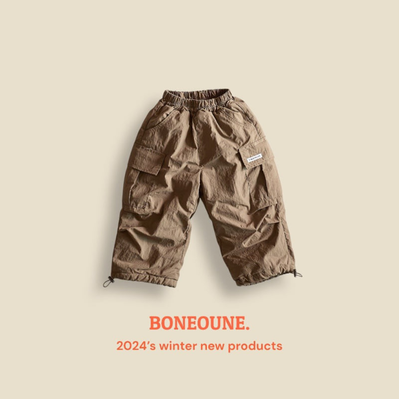 Boneoune - Korean Children Fashion - #designkidswear - Beaker Padded Cargo Pants - 4