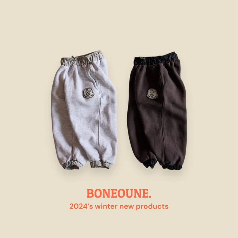 Boneoune - Korean Children Fashion - #discoveringself - String Jogger Pants