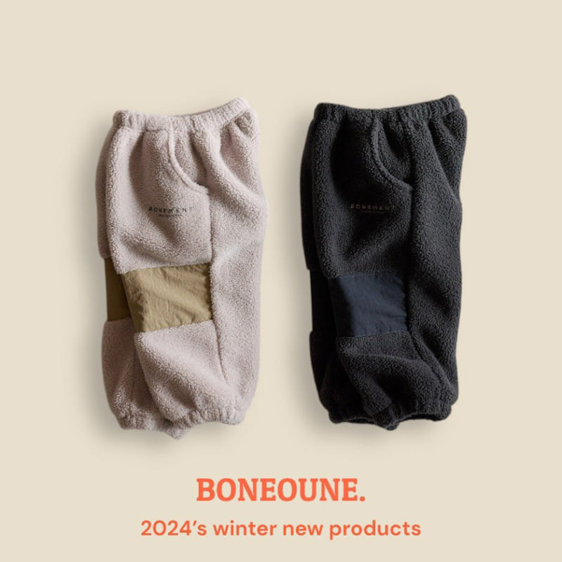 Boneoune - Korean Children Fashion - #discoveringself - Mega Fleece Jogger Pants