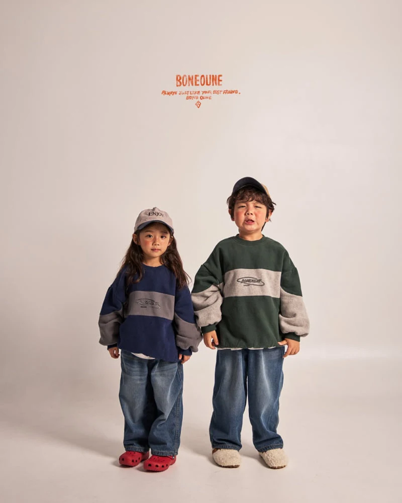 Boneoune - Korean Children Fashion - #discoveringself - Bonement Fleece Sweatshirt - 11