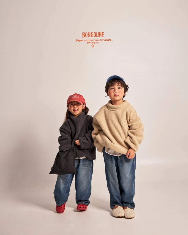 Boneoune - Korean Children Fashion - #fashionkids - Popo Fleece Top - 7