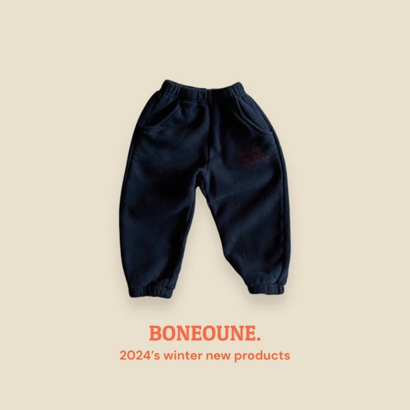 Boneoune - Korean Children Fashion - #fashionkids - Sugar Fleece Jogger Pants - 3