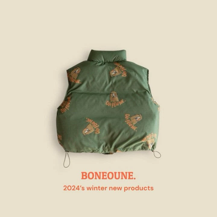 Boneoune - Korean Children Fashion - #kidsshorts - Wink Cheetah Duck Down Vest - 3