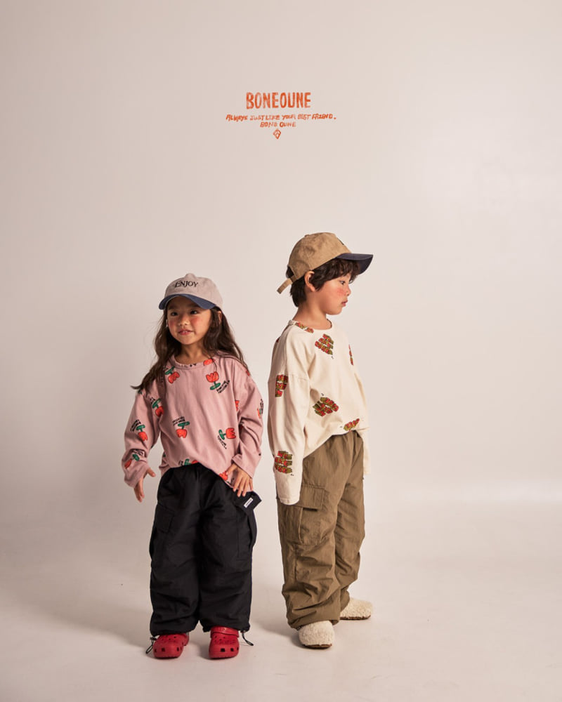 Boneoune - Korean Children Fashion - #kidsstore - Beaker Padded Cargo Pants - 7