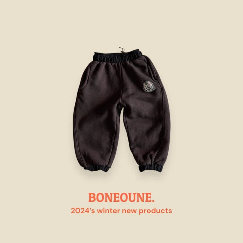 Boneoune - Korean Children Fashion - #kidsshorts - String Jogger Pants - 4