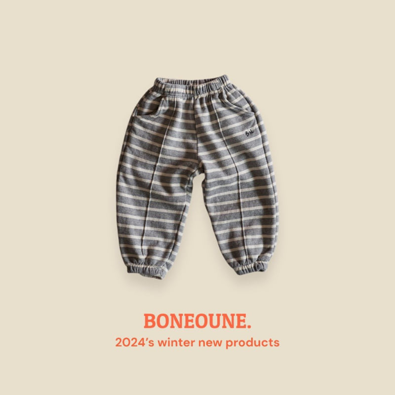 Boneoune - Korean Children Fashion - #kidsstore - Montblanc Fleece Jogger Pants - 3