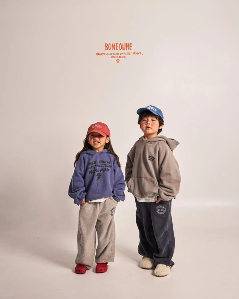 Boneoune - Korean Children Fashion - #kidzfashiontrend - Biscuits Fleece Pants - 8