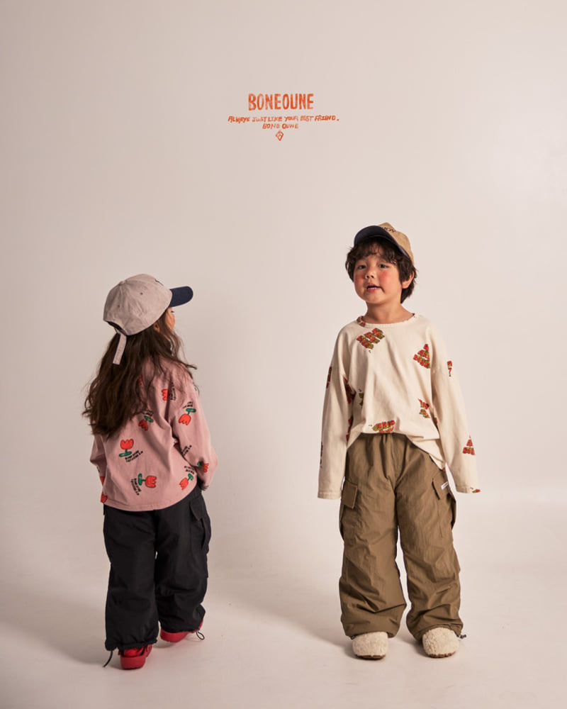 Boneoune - Korean Children Fashion - #littlefashionista - Cree Flower Single Tee - 11