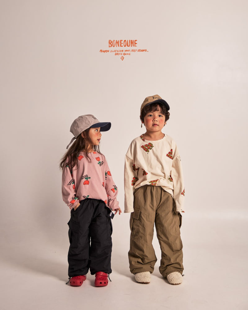 Boneoune - Korean Children Fashion - #littlefashionista - Beaker Padded Cargo Pants - 10