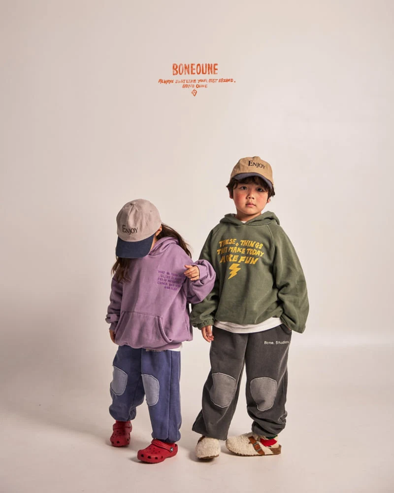 Boneoune - Korean Children Fashion - #magicofchildhood - Round Pigment Jogger Pants - 10