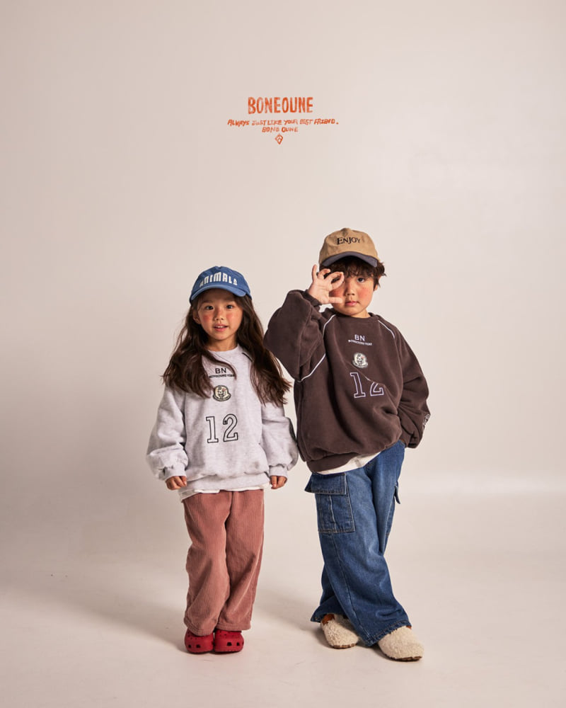 Boneoune - Korean Children Fashion - #magicofchildhood - Mark Bonding Cargo Jeans - 5