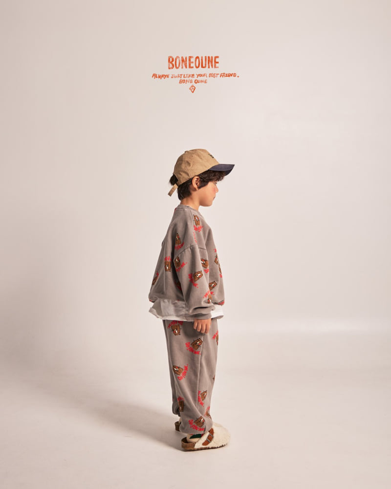 Boneoune - Korean Children Fashion - #minifashionista - Wink Cheetah Fleece Jogger Pants - 7