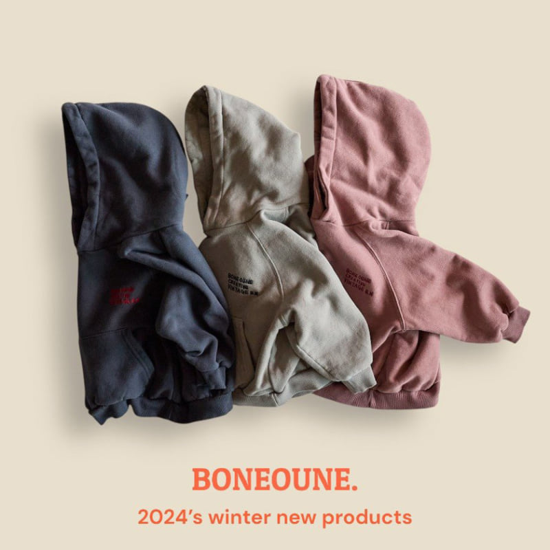 Boneoune - Korean Children Fashion - #minifashionista - Solid Fleece Hood