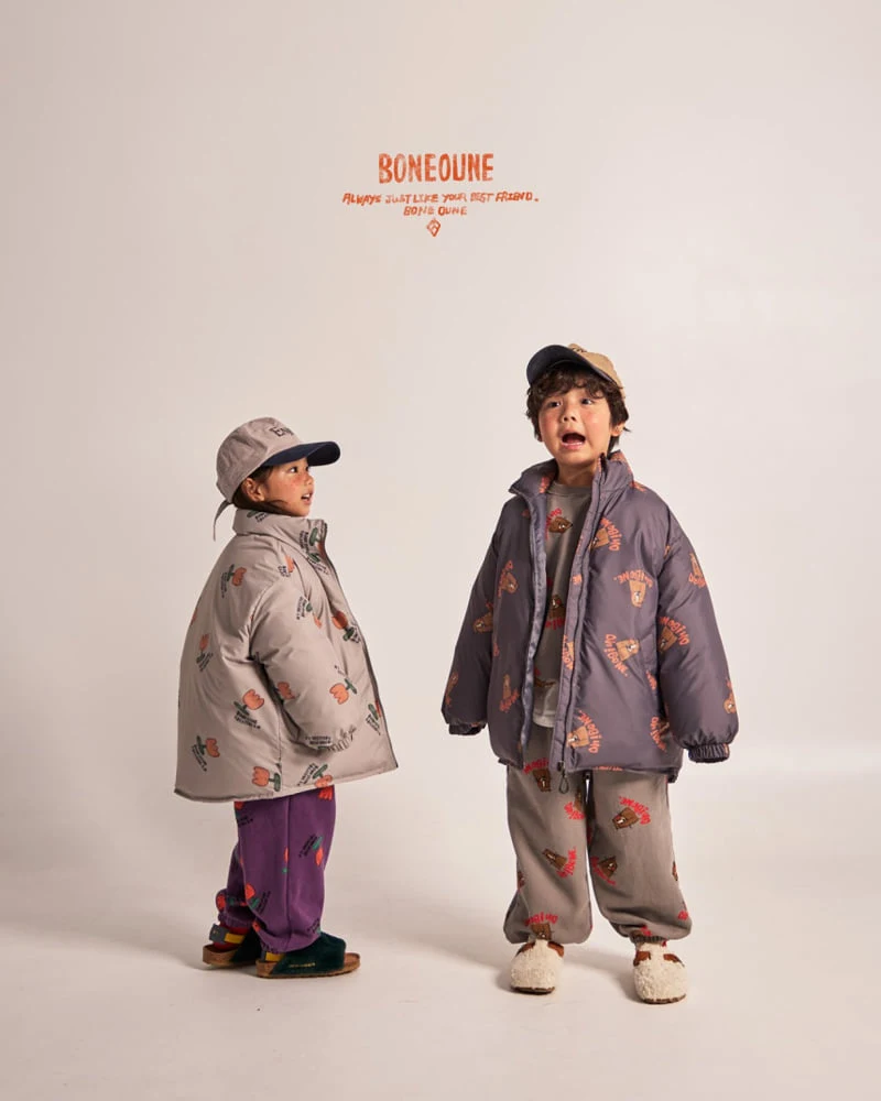 Boneoune - Korean Children Fashion - #minifashionista - Cree Flower Fleece Sweatshirt - 6