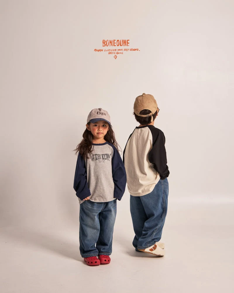 Boneoune - Korean Children Fashion - #minifashionista - Vision Ragran Tee - 4