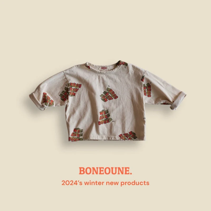 Boneoune - Korean Children Fashion - #stylishchildhood - We Are Bone Single Tee - 2