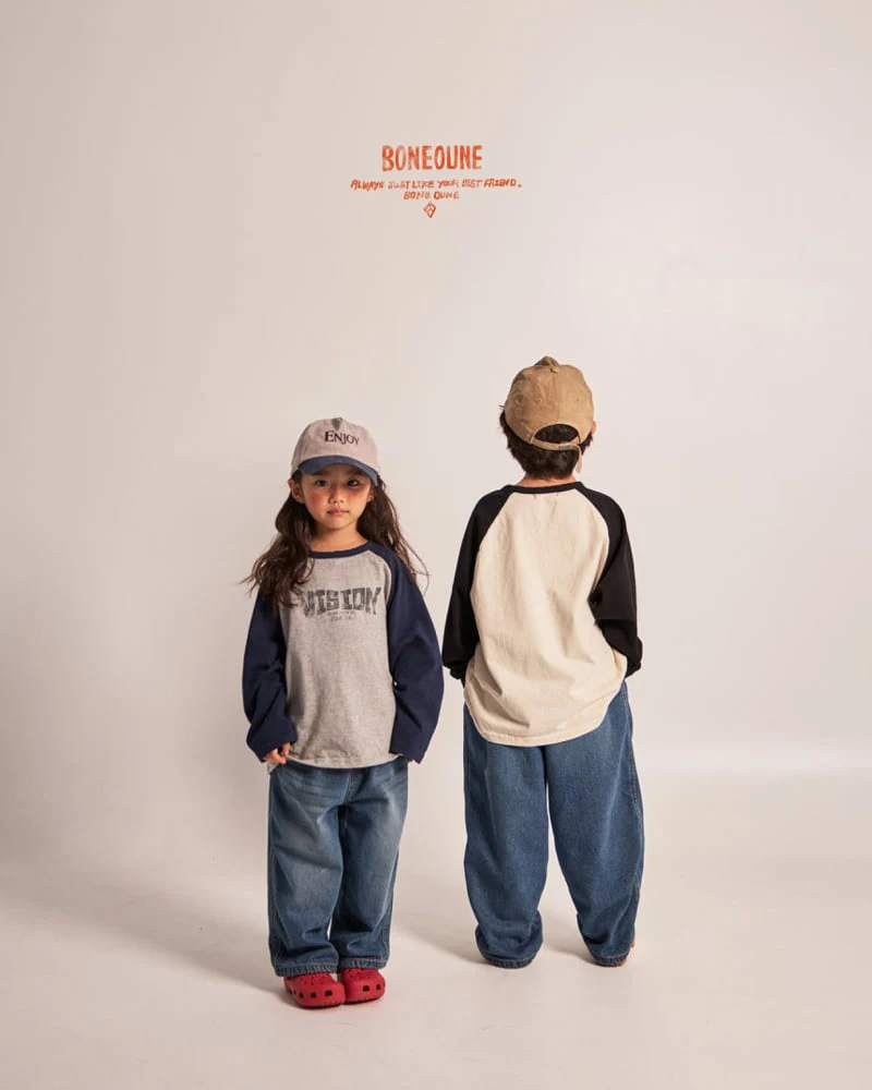 Boneoune - Korean Children Fashion - #todddlerfashion - Vision Ragran Tee - 5