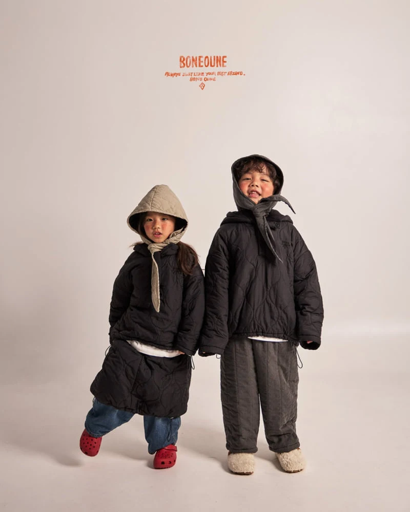 Boneoune - Korean Children Fashion - #todddlerfashion - Arpo Padded Anorak - 7