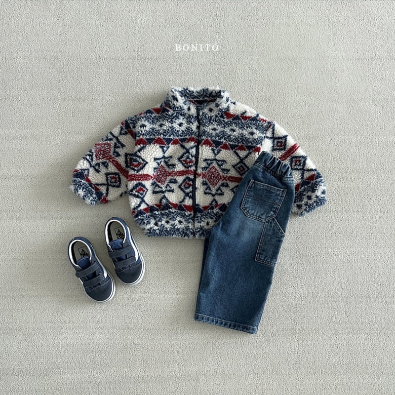 Bonito - Korean Baby Fashion - #babyboutique - Inca Dumble Zip-up Jacket - 3