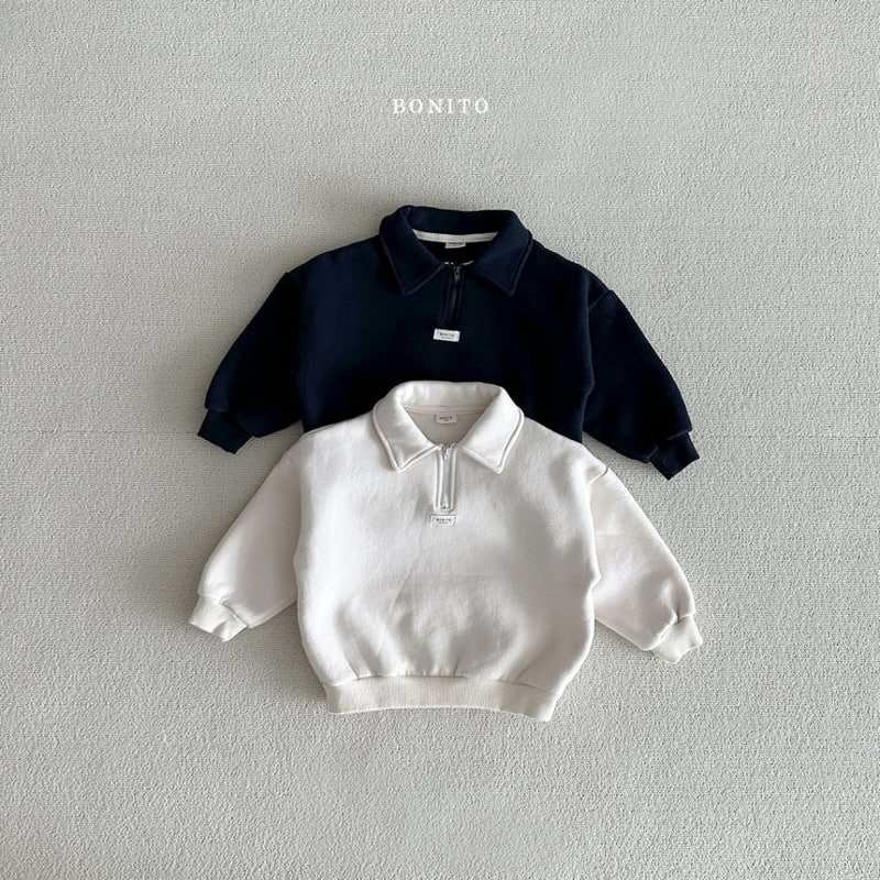 Bonito - Korean Baby Fashion - #babyboutique - Collar Sweatshirts