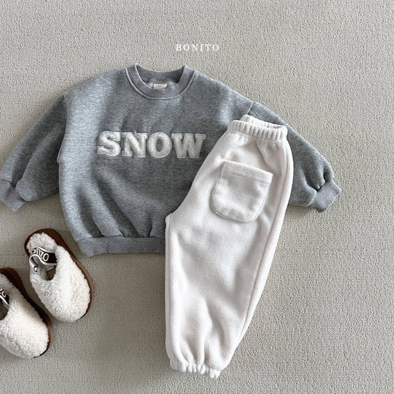 Bonito - Korean Baby Fashion - #babyboutique - Snow Sweatshirts - 10