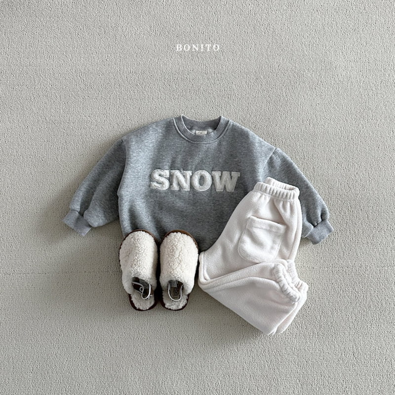 Bonito - Korean Baby Fashion - #babyboutique - Snow Sweatshirts - 11