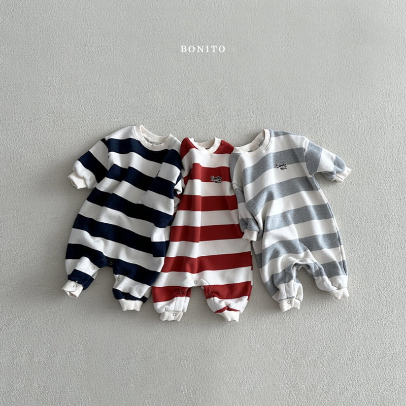 Bonito - Korean Baby Fashion - #babyboutique - Stripe Suit