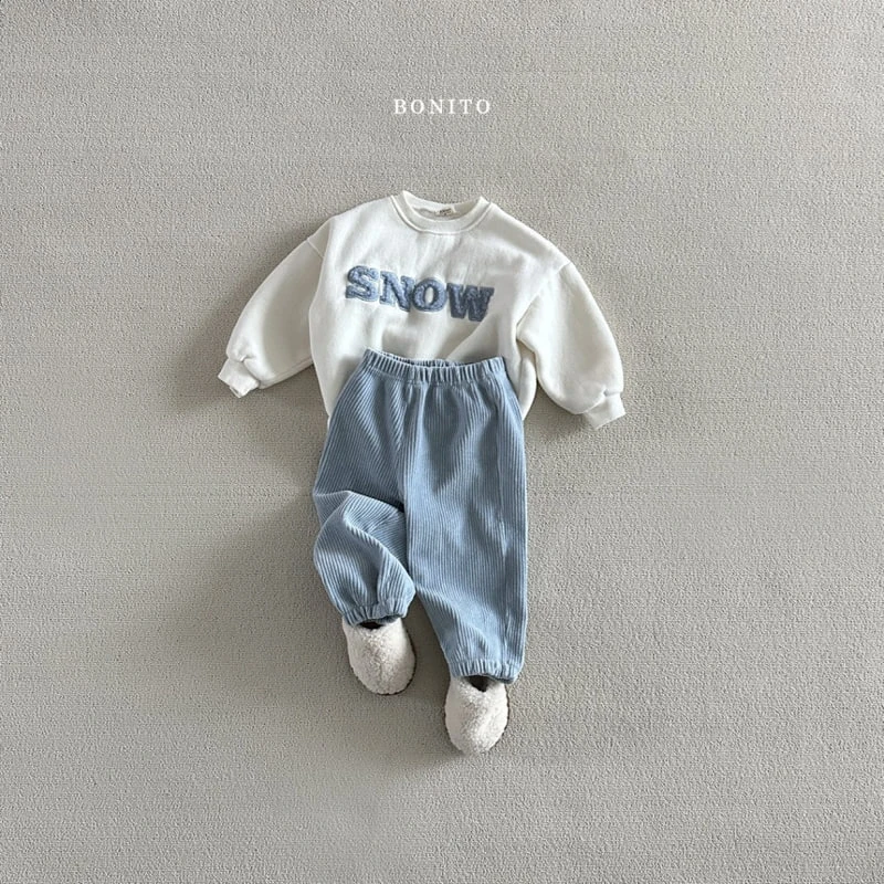 Bonito - Korean Baby Fashion - #babyboutiqueclothing - Belloa Ribbed Jogger Pants - 6