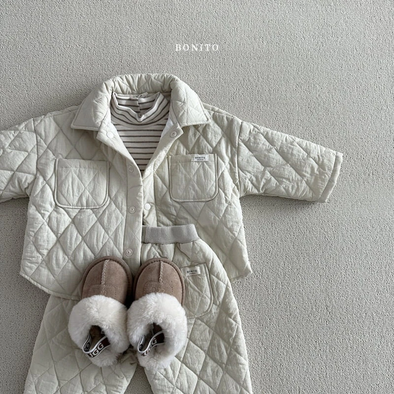 Bonito - Korean Baby Fashion - #babyboutiqueclothing - Dia Quilted Pants - 7