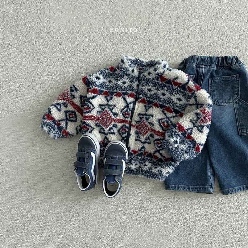 Bonito - Korean Baby Fashion - #babyboutiqueclothing - Inca Dumble Zip-up Jacket - 5