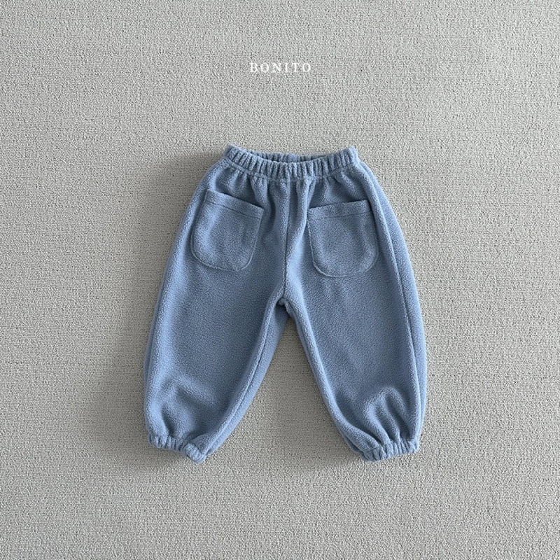 Bonito - Korean Baby Fashion - #babyboutique - Cloud Front Pocket Jogger Pants - 4