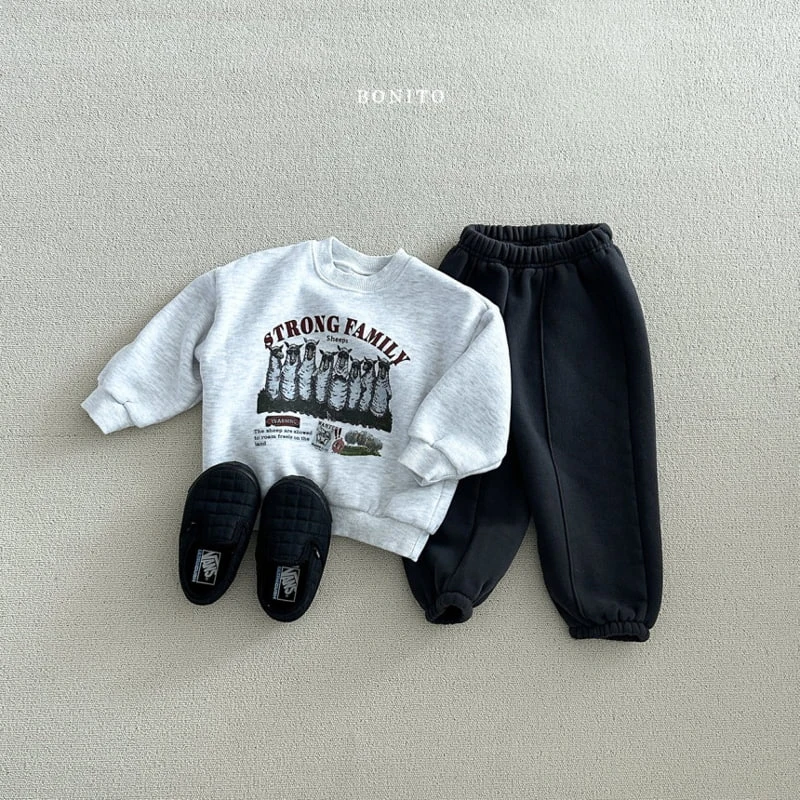 Bonito - Korean Baby Fashion - #babyboutiqueclothing - Fleece Strap Jogger Pants - 11