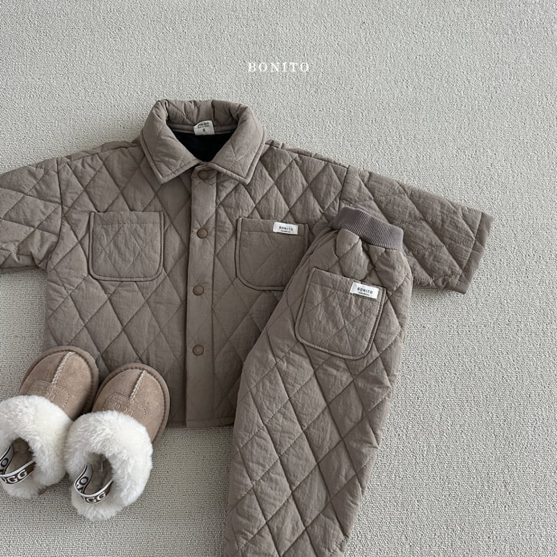 Bonito - Korean Baby Fashion - #babyboutiqueclothing - Dia Quilted Shirt - 9