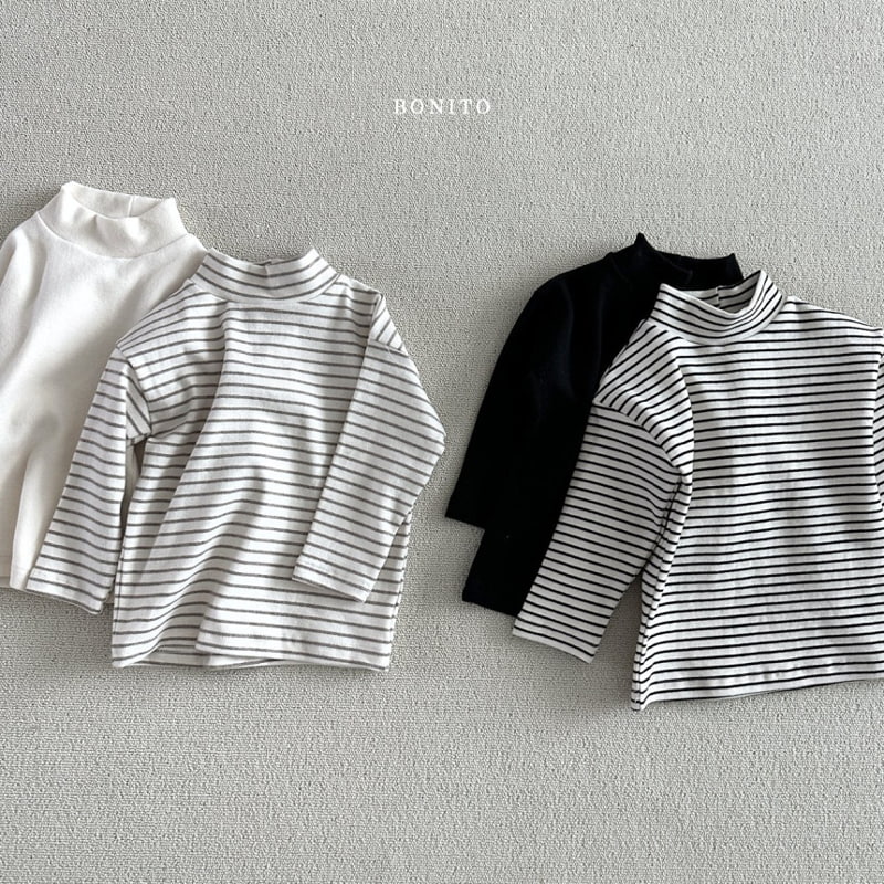 Bonito - Korean Baby Fashion - #babyboutique - Turtleneck Tee Set - 4