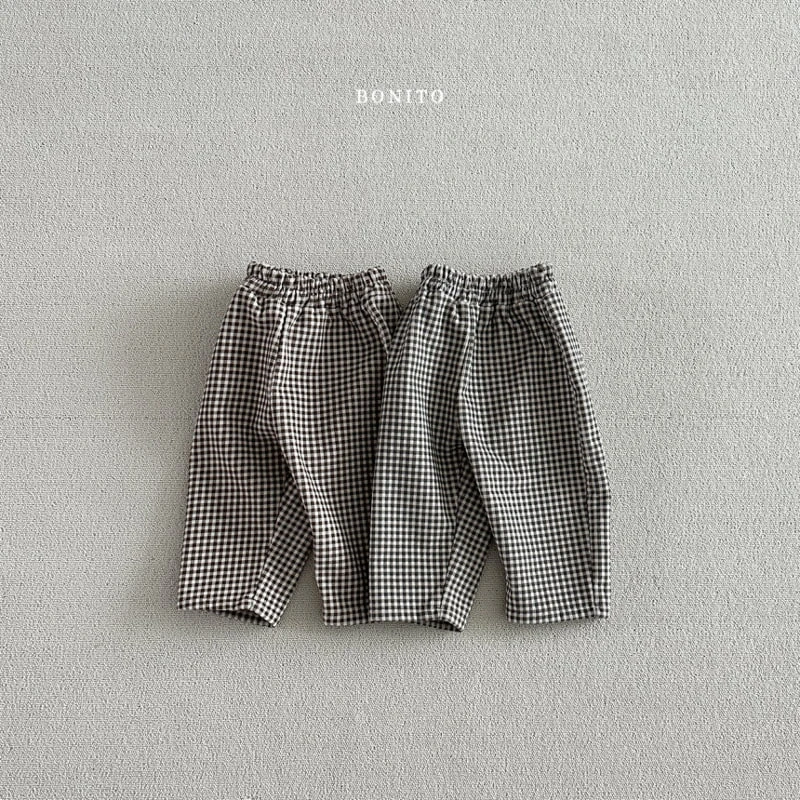 Bonito - Korean Baby Fashion - #babyclothing - Check Corduroy Pants