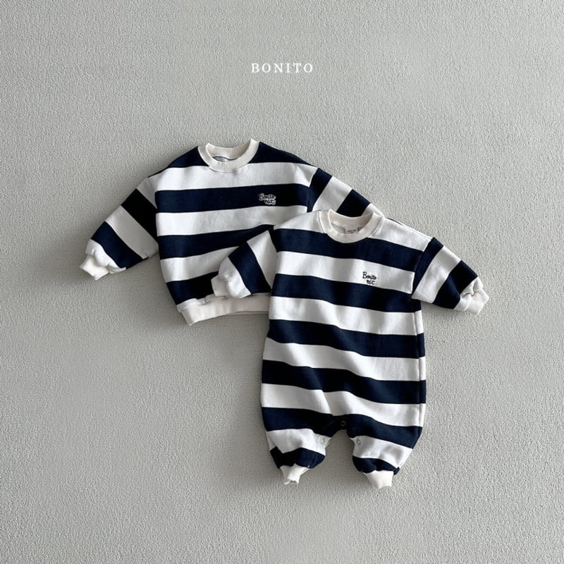 Bonito - Korean Baby Fashion - #babyclothing - Stripe Suit - 3