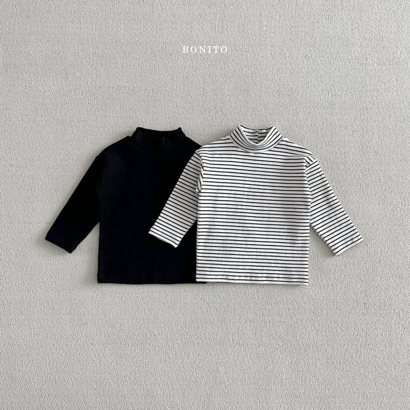 Bonito - Korean Baby Fashion - #babyfashion - Turtleneck Tee Set - 6