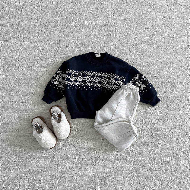 Bonito - Korean Baby Fashion - #babyfever - Snowflake Sweatshirts - 10