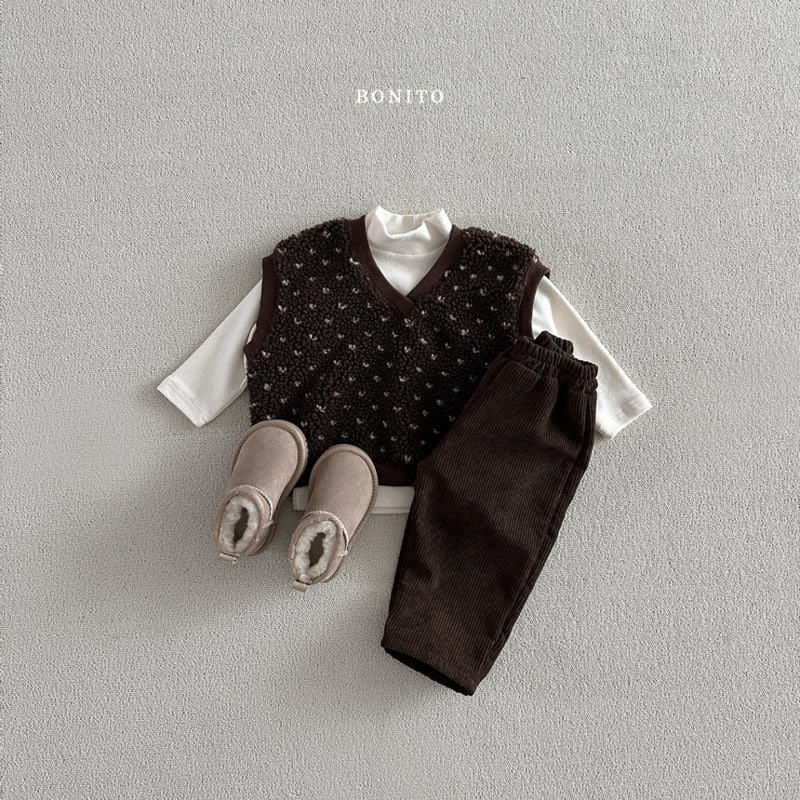 Bonito - Korean Baby Fashion - #babygirlfashion - Turtleneck Tee Set - 8