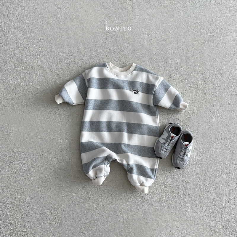 Bonito - Korean Baby Fashion - #babygirlfashion - Stripe Suit - 6