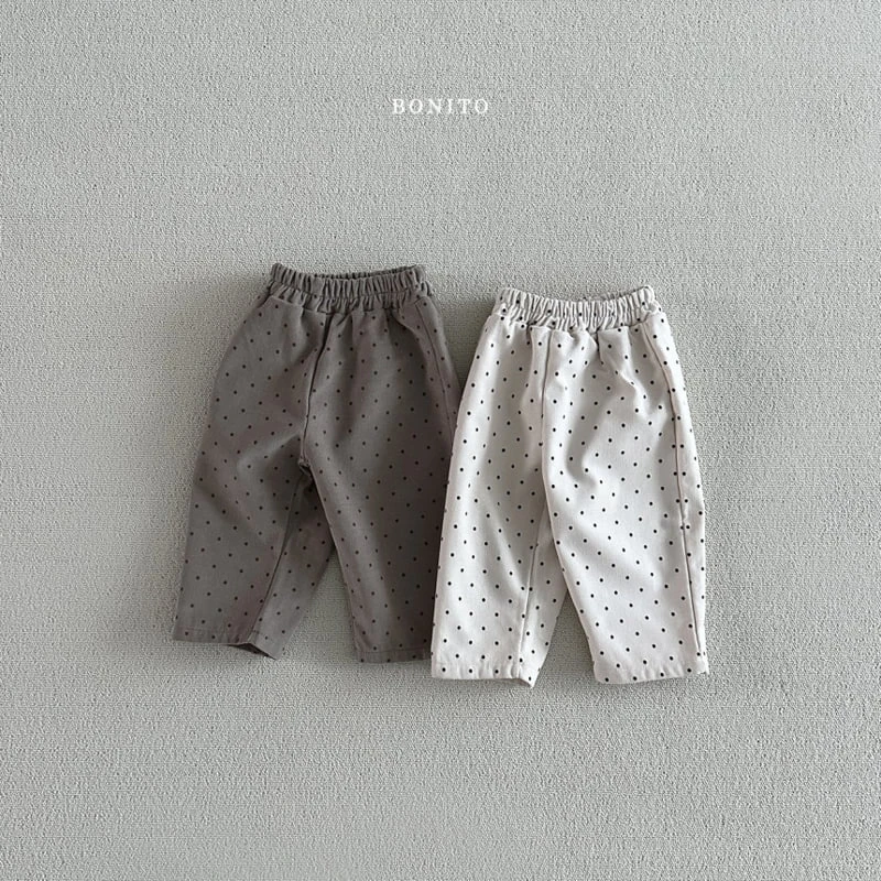 Bonito - Korean Baby Fashion - #babygirlfashion - Dot Corduroy Pants