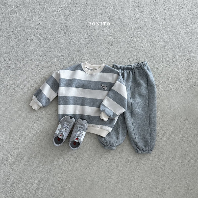 Bonito - Korean Baby Fashion - #babylifestyle - Stripe Sweatshirts - 8