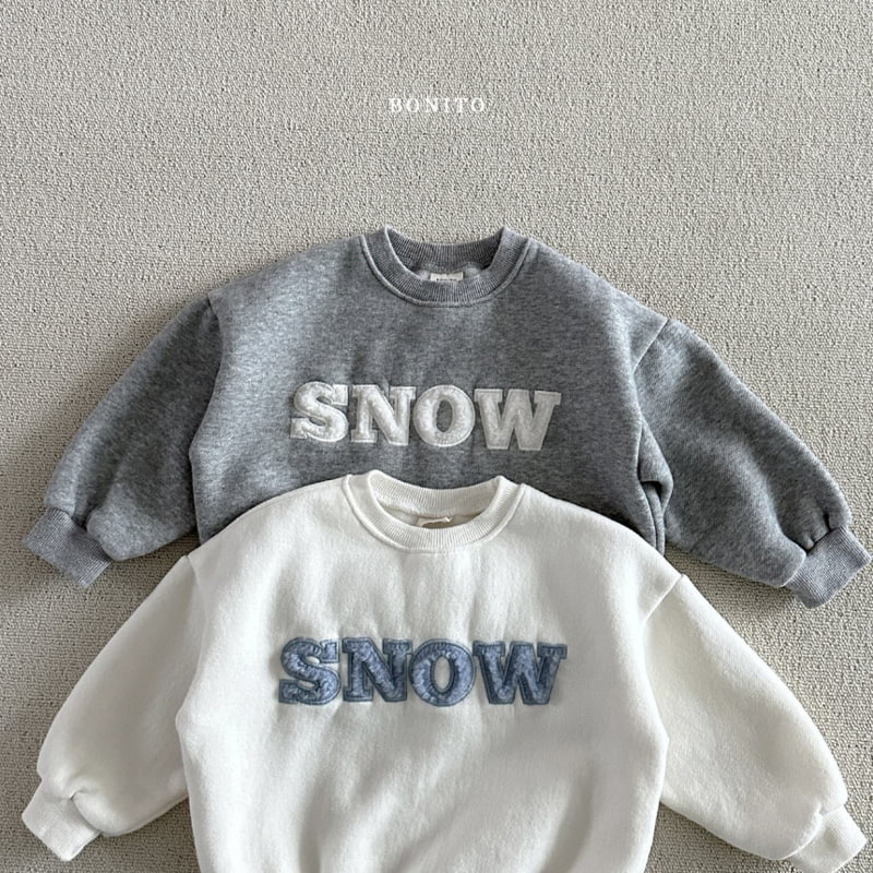 Bonito - Korean Baby Fashion - #babylifestyle - Snow Sweatshirts - 2