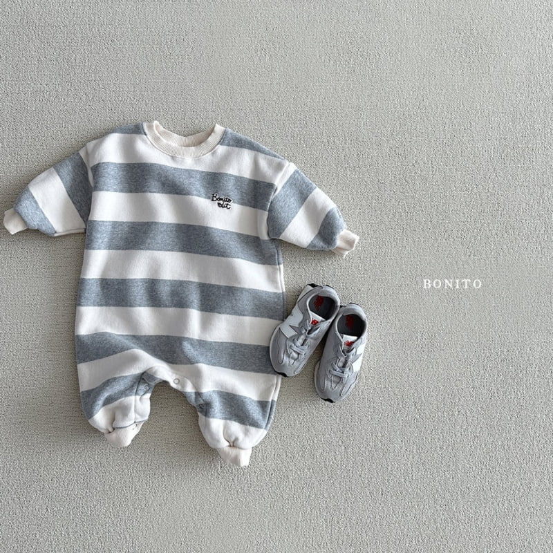 Bonito - Korean Baby Fashion - #babylifestyle - Stripe Suit - 7