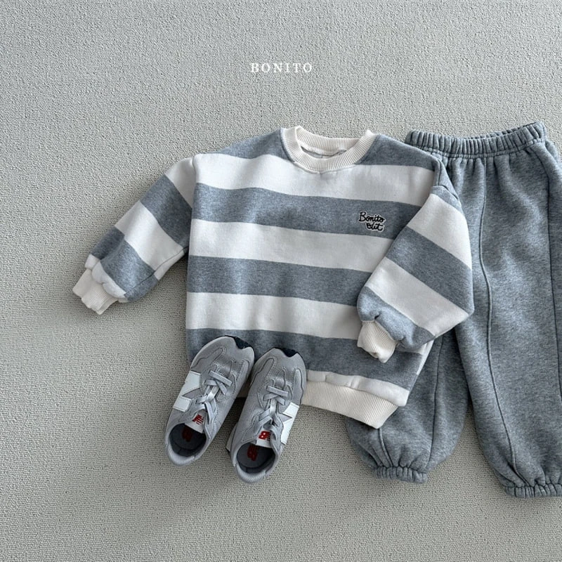 Bonito - Korean Baby Fashion - #babyoninstagram - Stripe Sweatshirts - 9