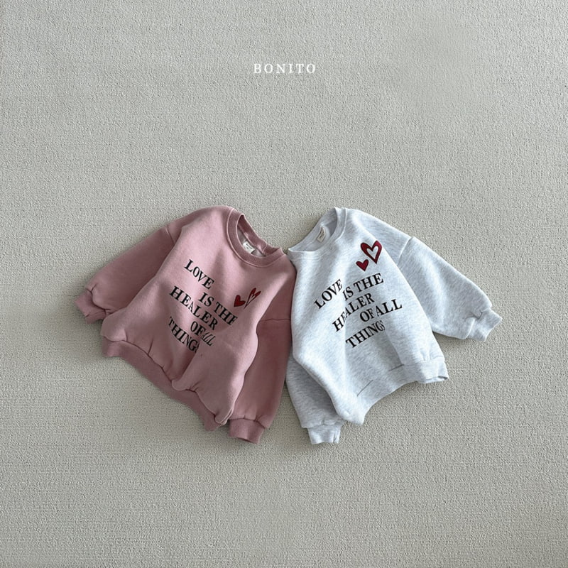 Bonito - Korean Baby Fashion - #babyoninstagram - Healer Heart Sweatshirts - 3